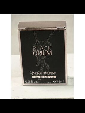 Yves Saint Laurent Black Opium Black and Silver Mini Eau de Parfum